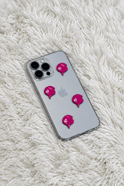 PINK CAP METAL CHARM STICKER