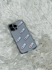Bahrain 973 country code flag metal charm stickers